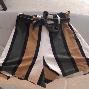 Flowy Striped Shorts